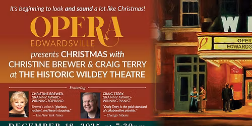Opera Edwardsville presents Christmas with Christine Brewer & Craig Terry