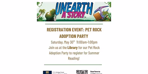 Registration Event: Pet Rock Adoption Party