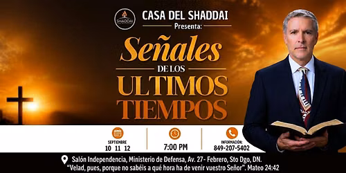 CONGRESO: "SE\u00d1ALES DE LOS \u00daLTIMOS TIEMPOS"