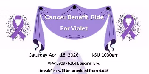 Cancer Benefit Ride for Violet