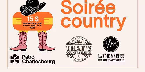 Soir\u00e9e country - 20 mars 2026