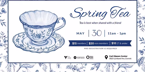 2026 Spring Tea Party at Carl Gipson Center (Open to all)