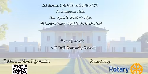 Gathering Buckeye, An Evening in Italia 