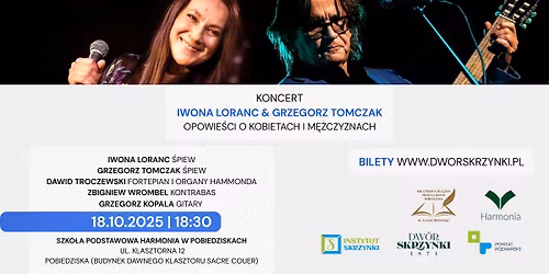 POBIEDZISKA - Iwona Loranc i Grzegorz Tomczak w koncercie „Opowieści o kobietach i mężczyznach”