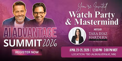 AI Advantage Summit: LIVE Watch Party & Mastermind