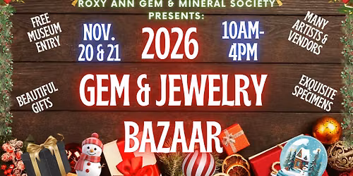 2026 Gem & Jewelry Bazaar