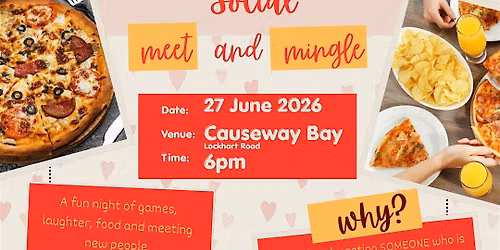 Christian Singles Social Meet and Mingle