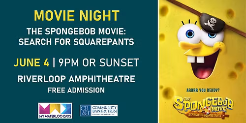Movie Night! The SpongeBob Movie: Search for Squarepants
