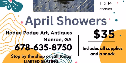 April Showers Paint Party