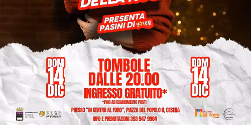 AMARCORD TOMBOLE & RISATE MARCO DELLA NOCE AL FORO CESENA