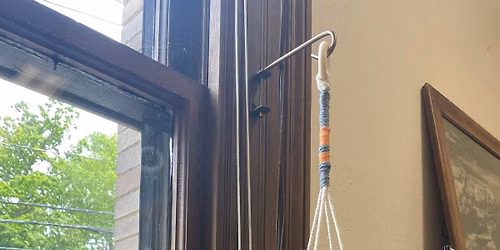 Carnegie Crafternoon: Knotted Rope Plant Hangers