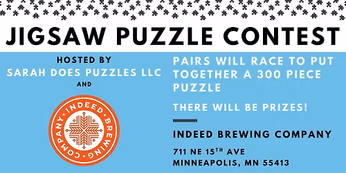 Pairs Jigsaw Puzzle Contest at Indeed Brewing - May 2026