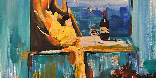 'Azul Paradise' Sip & Paint Party Malm\u00f6