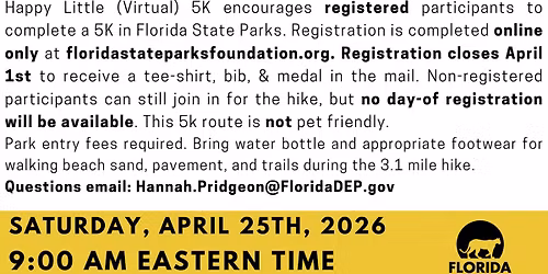 Run for the Trees 5k - Supporting the FL State Parks Foundation