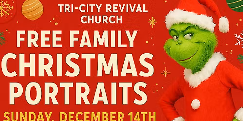 Free Family Christmas Portrait