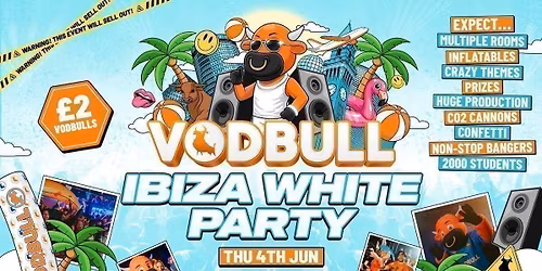  \ud83e\udde1 VODBULL IBIZA WHITE PARTY \u26a0\ufe0f[SELLING FAST!!]\u26a0\ufe0f at ROSIES!! 04\/06