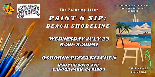 Paint n Sip: Beach Shoreline