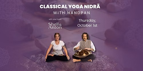 Classical Yoga Nidr\u0101 with Handpan *3 spots left!