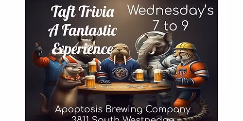 Taproom Trivia - Horror Movies and Shows