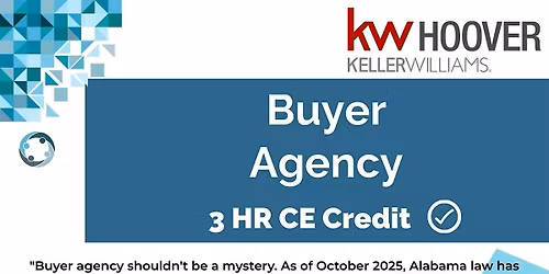 Buyer Agency - 3 hrs CE Credit