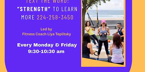 Active 55+ strength training group outdoor 
