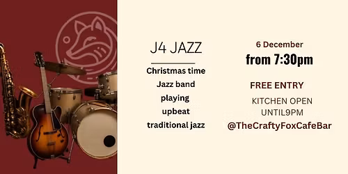 Christmas Jazz with J4 Jazz - LIVE at The Crafty Fox