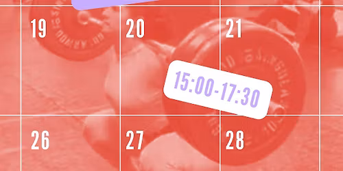 Fuerza Femenina 1a Sesi\u00f3n Comunitaria de Haltero