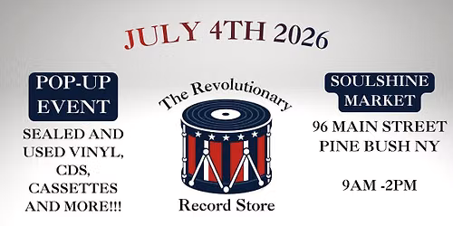 The Revolutionary Record Store Pop-Up at Soulshine Market