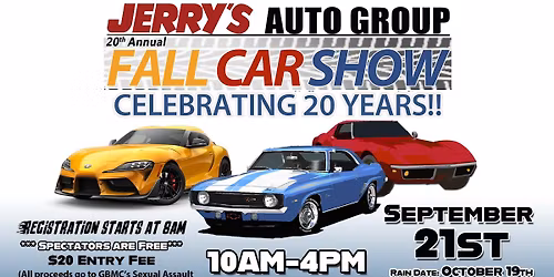Jerry's Auto Group 20th Annual Fall Car Show