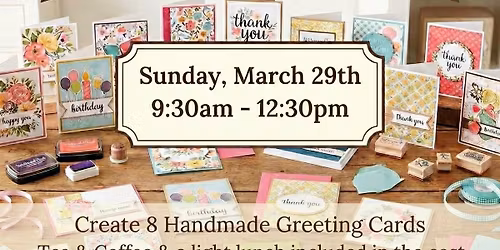 March Scenic Rim Card Buffet