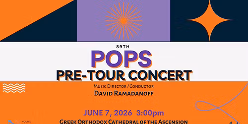 Young People\u2019s Symphony Orchestra Presents the Pops \/ Pre-Tour Concert