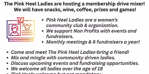 Pink Heel Ladies Membership Drive Mixer