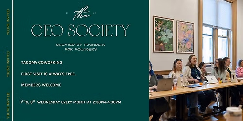 Tacoma Coworking with CEO Society