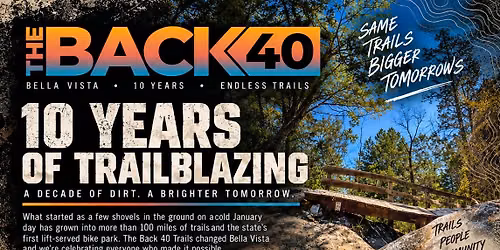 Back 40 Birthday Bash | Celebrating 10 Years of the Back 40 Trails