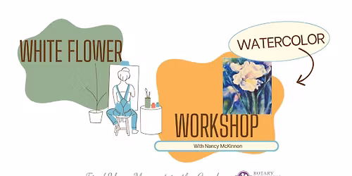 White Flower Watercolor Workshop 