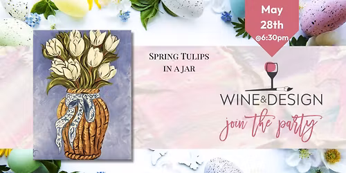 Spring Tulips in a Jar
