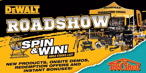 The ToolShed Wairau Park DEWALT Roadshow