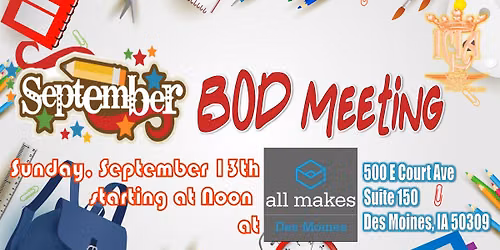 September BOD Meeting