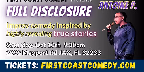 Full Disclosure: featuring Antoine P!