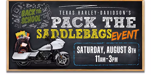 Pack the Saddlebags - Back to School