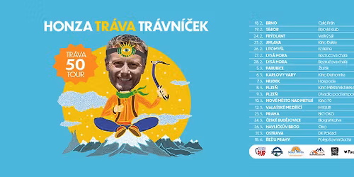 Honza Tr\u00e1va Tr\u00e1vn\u00ed\u010dek | Tr\u00e1va 50 tour | T\u00e1bor