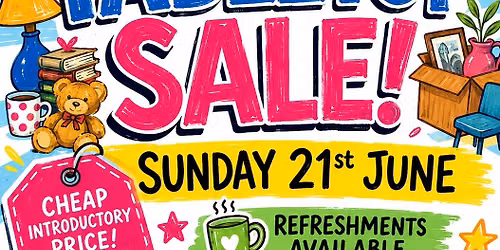 The Big Halton Brook Tabletop Sale