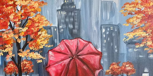 'Red Umbrella' Paint Night! Folsom Palladio