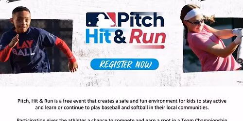 MLB Pitch, Hit & Run Baseball & Softball Event