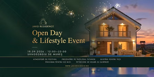 JAKO RESIDENCE \u2013 OPEN DAY & LIFESTYLE EVENT