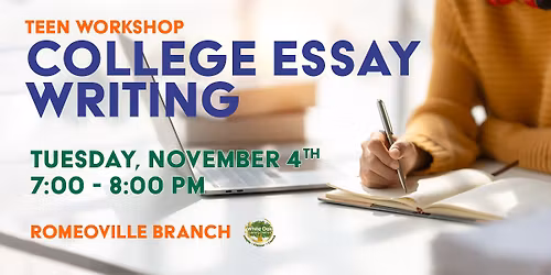 Teen Workshop: College Essay Writing