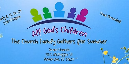 Vacation Bible School! The Church Family Gathers for Summer