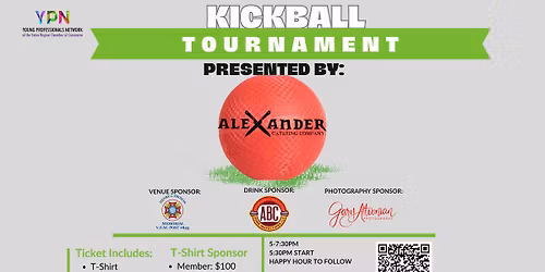 YPN Kickball Tournament and Happy Hour