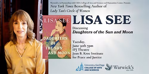 Lisa See discussing DAUGHTERS OF THE SUN & MOON