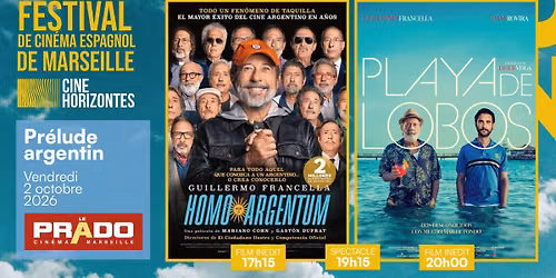 \ud83c\udfac Pr\u00e9lude Argentin exceptionnel | CINEHORIZONTES 2026 | 2 films in\u00e9dits + 1 spectacle